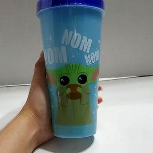 Baby Yoda 24oz Color Changing Tumbler With Reusable Ice Cubes